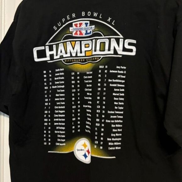 Pittsburgh Steelers Super Bowl XL Size Medium T-Shirt - Picture 5 of 5